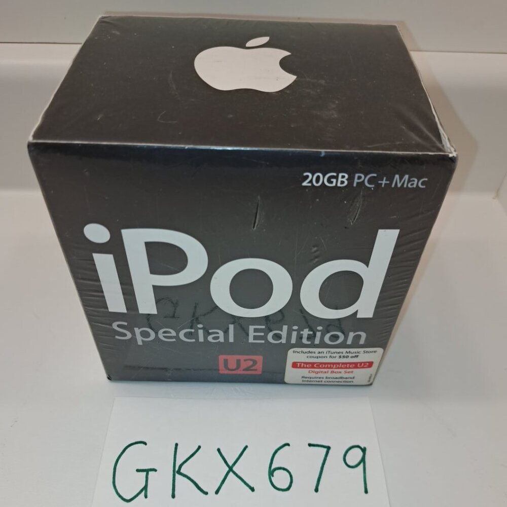 Apple iPod Vintage U2 Special Edition Black/Red (20 GB) Unopened/Factory Sealed